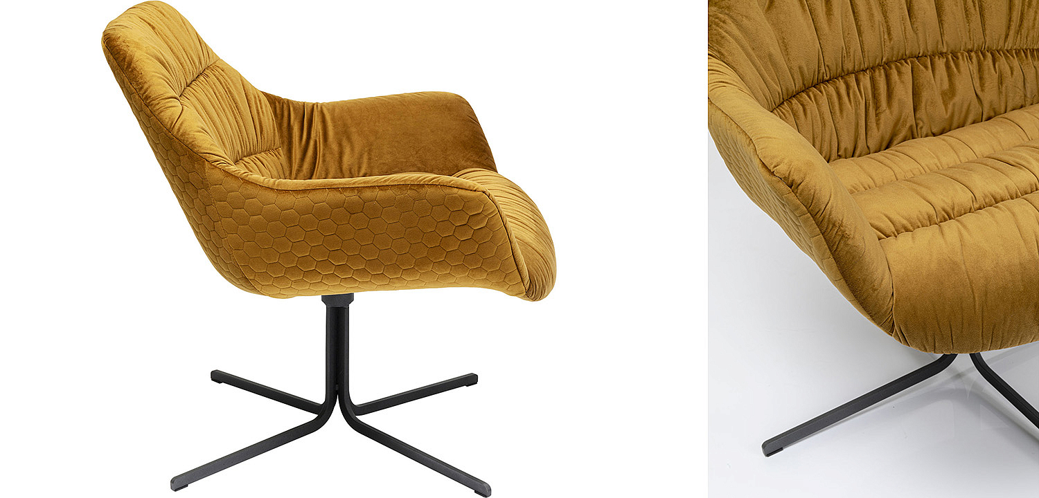 Кресло вращающееся Yellow Honeycomb - Loft-Concept в Новосибирске