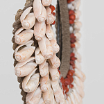 Этническое ожерелье из ракушек и бус Aboriginal Ethnic Necklace Beige Red варинант исполнения - 2 | Loft Concept в Новосибирске