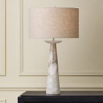 Настольная лампа на конусовидном корпусе с чашей и с тканевым абажуром Daydreaming варинант исполнения - 4 | Loft Concept в Новосибирске