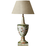 Настольная лампа Шинуазри с абажуром Blooming Garden Chinoiserie Table Lamp варинант исполнения - 1 | Loft Concept в Новосибирске