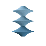 Подвесной вязаный голубой светильник «Звезда Востока 03» варинант исполнения - 2 | Loft Concept в Новосибирске
