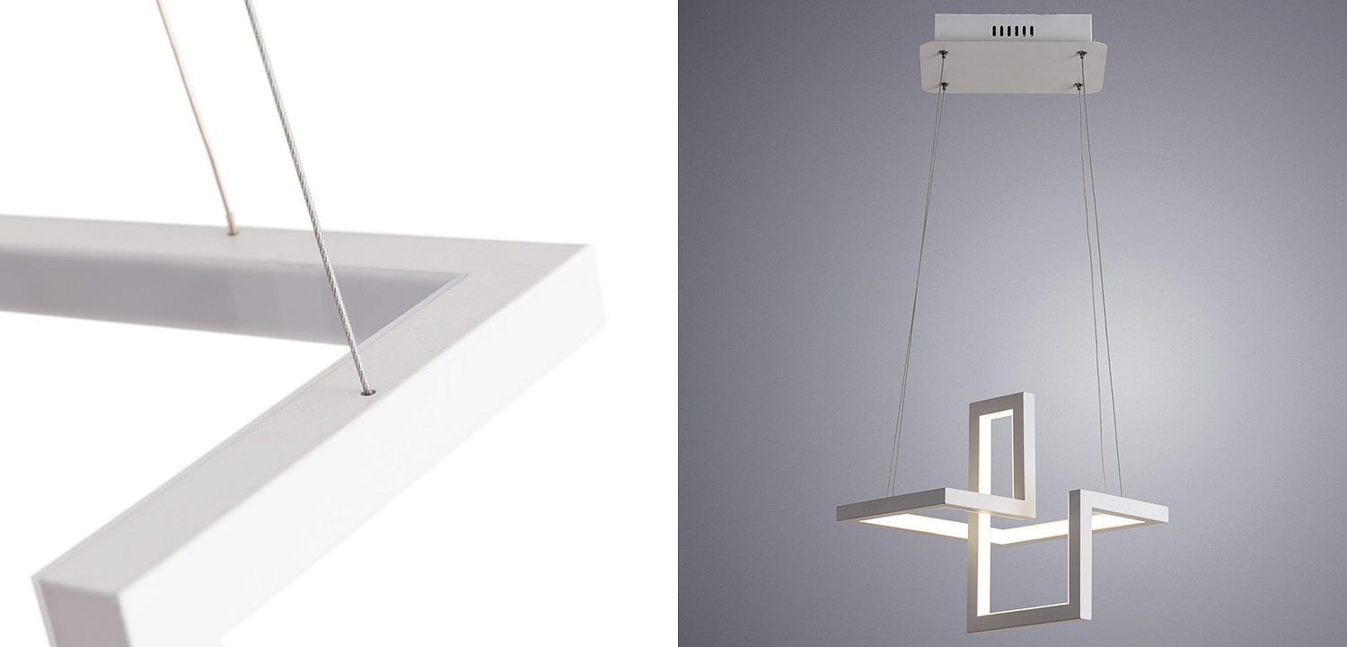 Люстра Esther Geometric White Chandelier III Люстра Esther Geometric White Chandelier III - Loft-Concept в Новосибирске