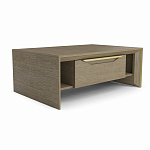 Стол журнальный с ящиками и открытыми полками Flowchart варинант исполнения - 1 | Loft Concept в Новосибирске