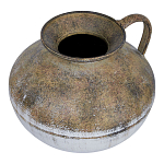 Ваза металлическая с ручкой Bygone Era варинант исполнения - 2 | Loft Concept в Новосибирске