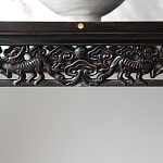 Черная резная консоль в Китайском стиле из массива Black Dragon Console варинант исполнения - 3 | Loft Concept в Новосибирске