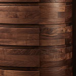 Комод деревянный с 7-ю ящиками Moon Walnut Furniture варинант исполнения - 5 | Loft Concept в Новосибирске