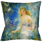 Подушка декоративная с принтом Весна Impressionism in Art варинант исполнения - 1 | Loft Concept в Новосибирске