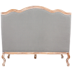 Диван двухместный из массива бука светло-серый Solid Luxury варинант исполнения - 2 | Loft Concept в Новосибирске