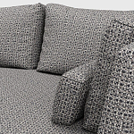 Мебельная ткань Шенилл серый цвет 142 см T4-46 варинант исполнения - 8 | Loft Concept в Новосибирске