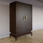 Платяной шкаф Elsa Dreams Walnut с 2-мя фасадами варинант исполнения - 2 | Loft Concept в Новосибирске