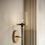 Бра настенное с прозрачным стеклянным абажуром Simple Pure Form варинант исполнения - 5 | Loft Concept в Новосибирске