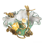 Чаша фигурная с обитателями леса и цветами Eden Garden варинант исполнения - 1 | Loft Concept в Новосибирске