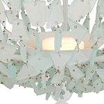 Люстра круглая с каскадом из декоративных элементов Sea Glass варинант исполнения - 3 | Loft Concept в Новосибирске