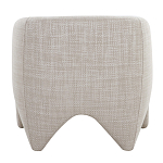 Дизайнерское кресло мягкое в белой обивке White Canvas варинант исполнения - 3 | Loft Concept в Новосибирске