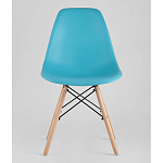Пластиковый стул на ножках из массива бука Eames Torquoise варинант исполнения - 4 | Loft Concept в Новосибирске