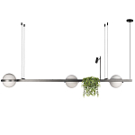 Подвесной линейный светильник Barbell варинант исполнения - 2 | Loft Concept в Новосибирске