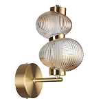 Бра с 2-мя рифлеными стеклянными шарами Marcelh Light варинант исполнения - 5 | Loft Concept в Новосибирске