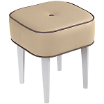 Квадратный мягкий пуф на белых ножках Winton Pouf Square варинант исполнения - 19 | Loft Concept в Новосибирске
