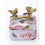 Фарфоровая шкатулка Bird talks варинант исполнения - 2 | Loft Concept в Новосибирске