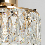 Потолочный светильник круглый с прозрачными подвесками Lunet варинант исполнения - 3 | Loft Concept в Новосибирске