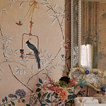 Обои ручная роспись Cecily pink варинант исполнения - 5 | Loft Concept в Новосибирске