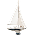 Деревянная статуэтка в виде парусника Sailboat Statuette варинант исполнения - 1 | Loft Concept в Новосибирске