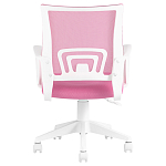 Офисное кресло с основанием из белого пластика Desk chairs Pink варинант исполнения - 4 | Loft Concept в Новосибирске