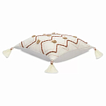 Подушка декоративная с геометрическим узором и кисточками Divine Abstractions варинант исполнения - 1 | Loft Concept в Новосибирске