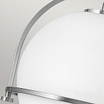 Потолочный светильник с плафоном в форме белого матового шара Hinkley варинант исполнения - 11 | Loft Concept в Новосибирске