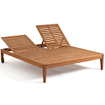 Шезлонг двухместный из эвкалипта Sunset варинант исполнения - 4 | Loft Concept в Новосибирске