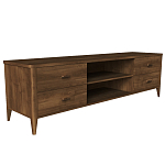 ТВ-тумба с 4-мя ящиками и полками из массива бука Tasteful Furniture варинант исполнения - 1 | Loft Concept в Новосибирске