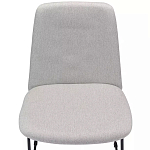 Стул мягкий светло-серый Chair Gray Runners варинант исполнения - 5 | Loft Concept в Новосибирске