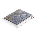 Портсигар на 10 сигарет с газовой зажигалкой из натурального камня Кианит Stone Cigarettes Cases варинант исполнения - 2 | Loft Concept в Новосибирске
