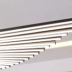 Люстра в виде распахнутых крыльев из тонких металлических планок Flight of Freedom варинант исполнения - 12 | Loft Concept в Новосибирске