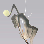 Торшер белая статуэтка Девушка Girl Carries Light Balls варинант исполнения - 2 | Loft Concept в Новосибирске