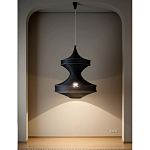 Подвесной вязаный черный светильник «Моника» варинант исполнения - 5 | Loft Concept в Новосибирске