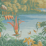 Обои ручная роспись Le Brésil Paille варинант исполнения - 3 | Loft Concept в Новосибирске