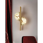 Бра  с фигурным мраморным рассеивателем Spiral of Warm Light варинант исполнения - 7 | Loft Concept в Новосибирске