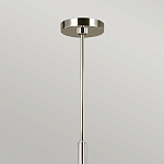 Люстра с 6-ю лампами на тонких изогнутых рожках в современном стиле Feiss варинант исполнения - 9 | Loft Concept в Новосибирске