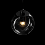 Подвесной светильник Selene Glass Ball Ceiling Lights Black  40 cm варинант исполнения - 2 | Loft Concept в Новосибирске