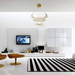 Люстра подвесная с 3-мя кольцевыми светодиодными лампами Catcher варинант исполнения - 2 | Loft Concept в Новосибирске