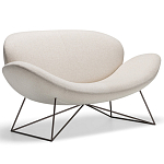 Дизайнерский двухместный диван Gio Ponti D.157.6  - DUE FOGLIE Sofa варинант исполнения - 7 | Loft Concept в Новосибирске