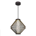 Подвесной светильник с плетеным металлическим каркасом Metal Interweaving варинант исполнения - 1 | Loft Concept в Новосибирске