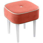 Квадратный мягкий пуф на белых ножках Winton Pouf Square варинант исполнения - 15 | Loft Concept в Новосибирске