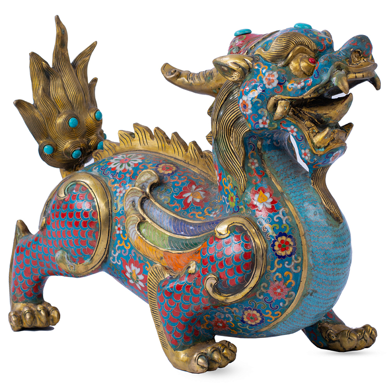 Большой Бронзовый Китайский дракон Мульти в Новосибирске | Loft Concept 