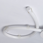 Люстра белого цвета с тремя изогнутыми светодиоидными плафонами Luke Lampco Tracer Lamp варинант исполнения - 8 | Loft Concept в Новосибирске