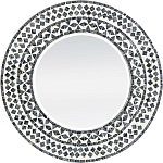 Настенное зеркало Black and white mosaic варинант исполнения - 1 | Loft Concept в Новосибирске