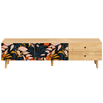 Длинная ТВ-тумба с принтом на ящиках Elise TV Stand варинант исполнения - 10 | Loft Concept в Новосибирске