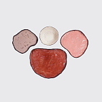 Сет из 4-х тарелок «QARTZITE» варинант исполнения - 1 | Loft Concept в Новосибирске