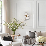 Бра с золотым основанием и 5-ю белыми шарообразными плафонами Bubble варинант исполнения - 4 | Loft Concept в Новосибирске